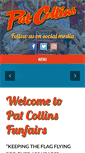 Mobile Screenshot of patcollinsfunfairs.co.uk